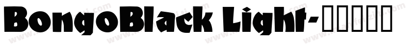BongoBlack Light字体转换